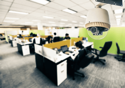 Office Surveillance Cameras in Action