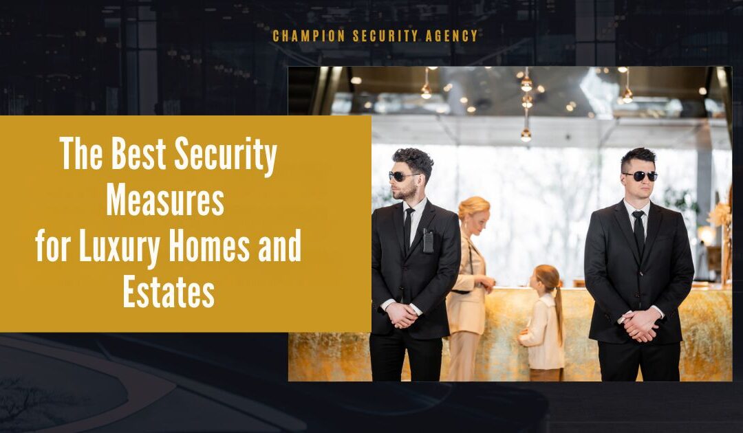 The Best Security Measures for Luxury Homes and Estates